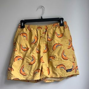 Melon Patterned Patagonia Baggies - men’s